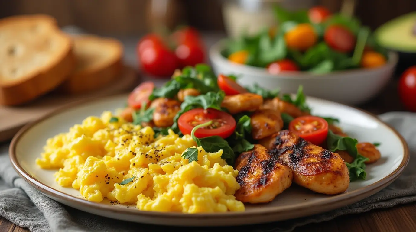 Explore tasty Chicken and Eggs breakfast recipes, from burritos to casseroles, for a delicious and nutritious start to your day.