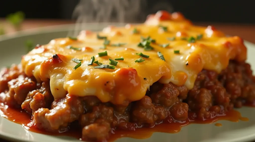 Cheesy Loaded Meatloaf Casserole