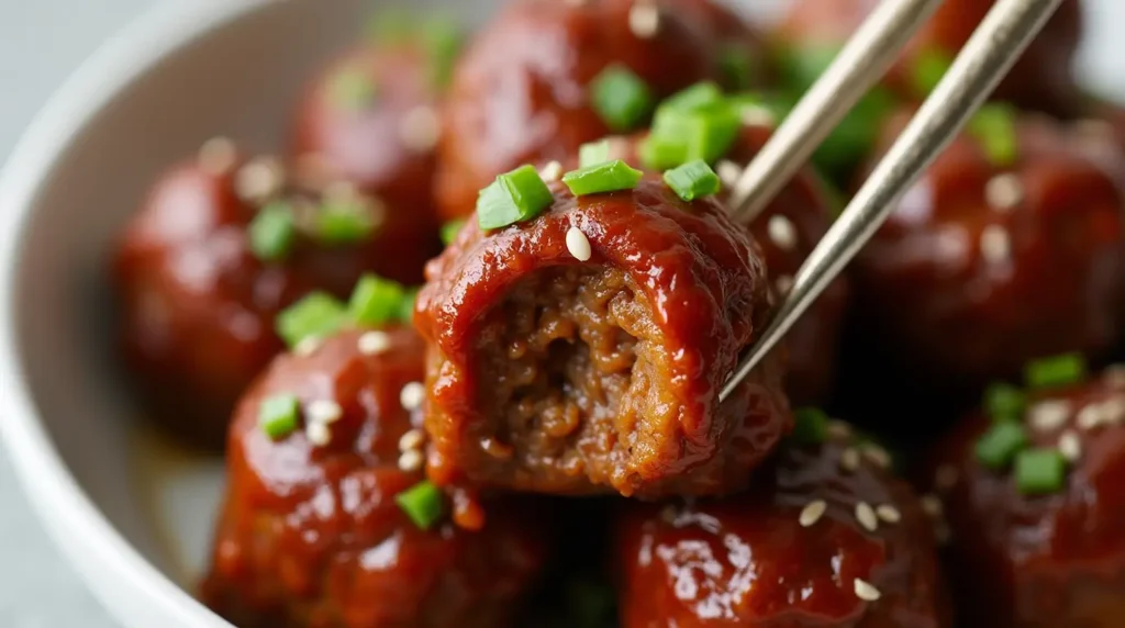 Korean BBQ Meatballs