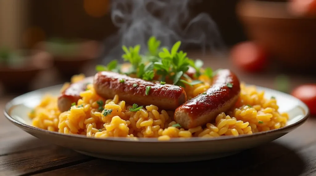 Sausage and Rice