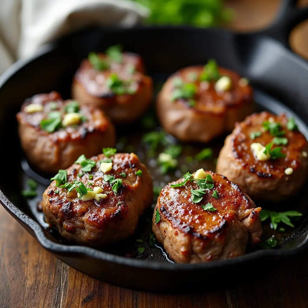 Garlic Butter Steak Bites